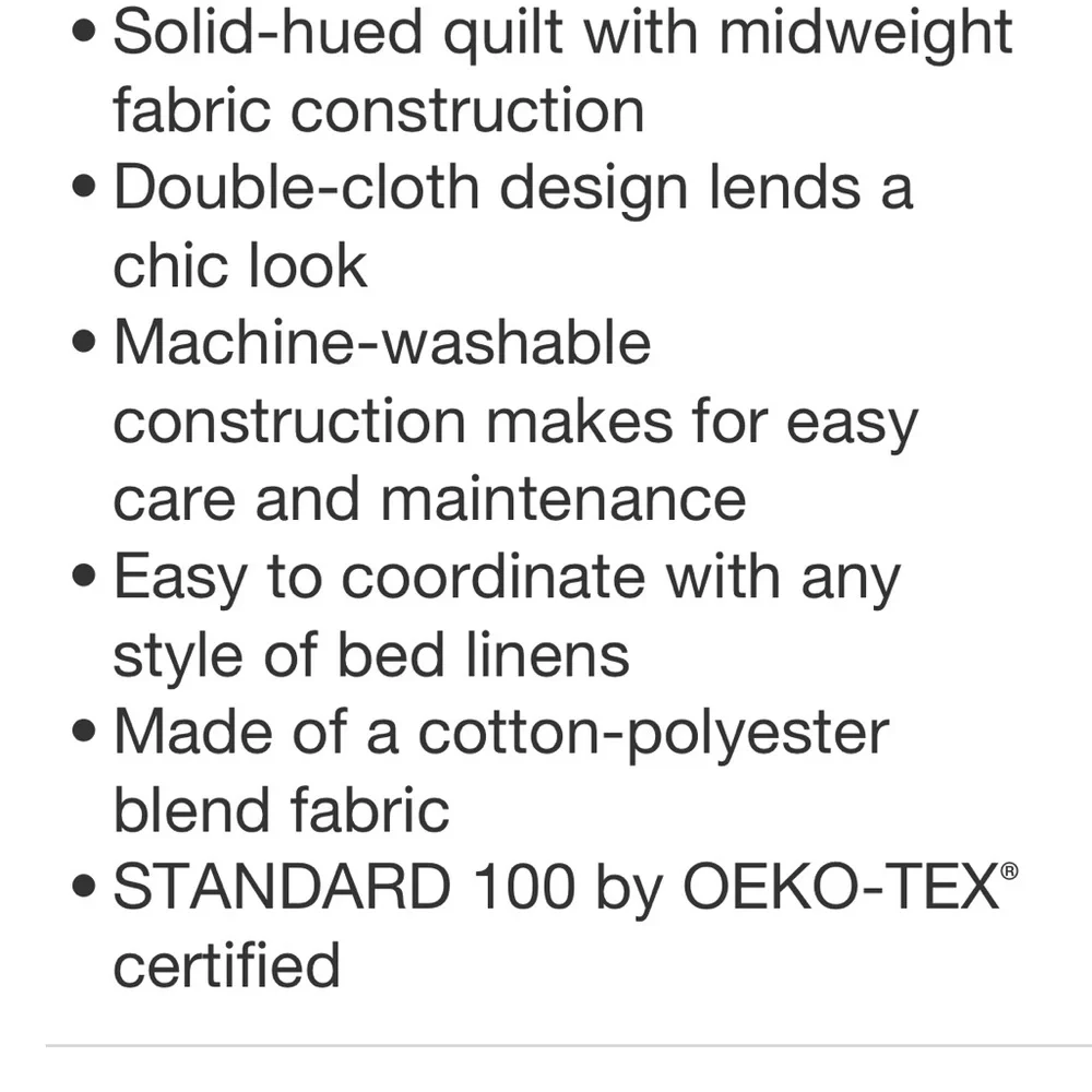 THRESHOLD NWT double cloth quilt -cream -full/queen
